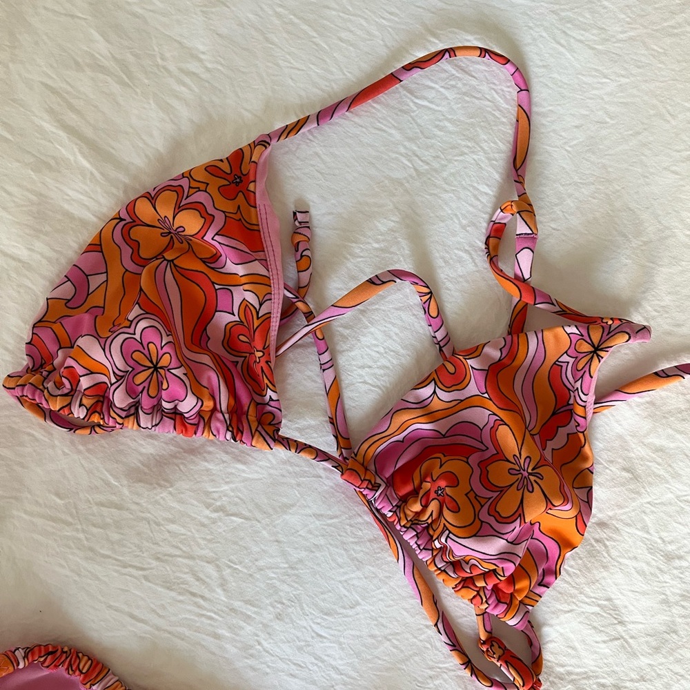 LA Hearts PacSun Multicolor Amanda Bikini Set NWOT - Picture 4 of 7